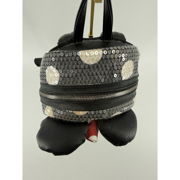 Loungefly Disney Parks Minnie Mouse Sequined Polka Dots Mini Backpack Used